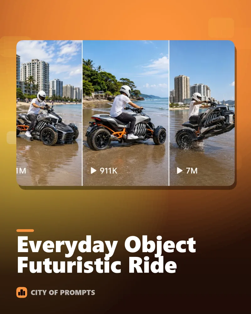 Cover image for Everyday Object Futuristic Ride