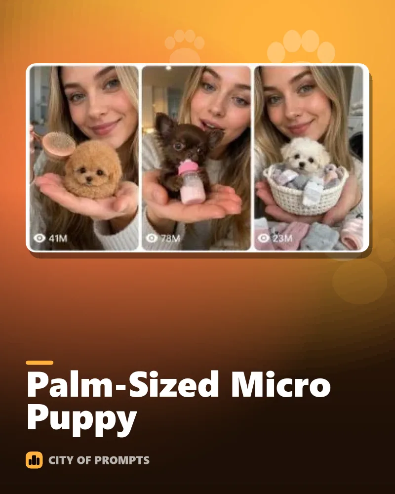 Cover image for Palm-Sized Micro Puppy