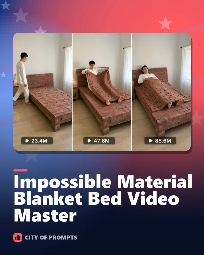 Cover image for Impossible Material Blanket Bed Video Master