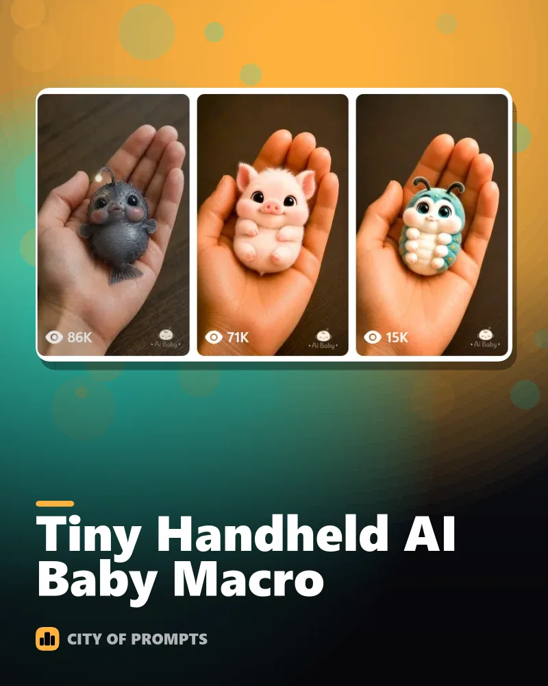 Cover image for Tiny Handheld AI Baby Macro