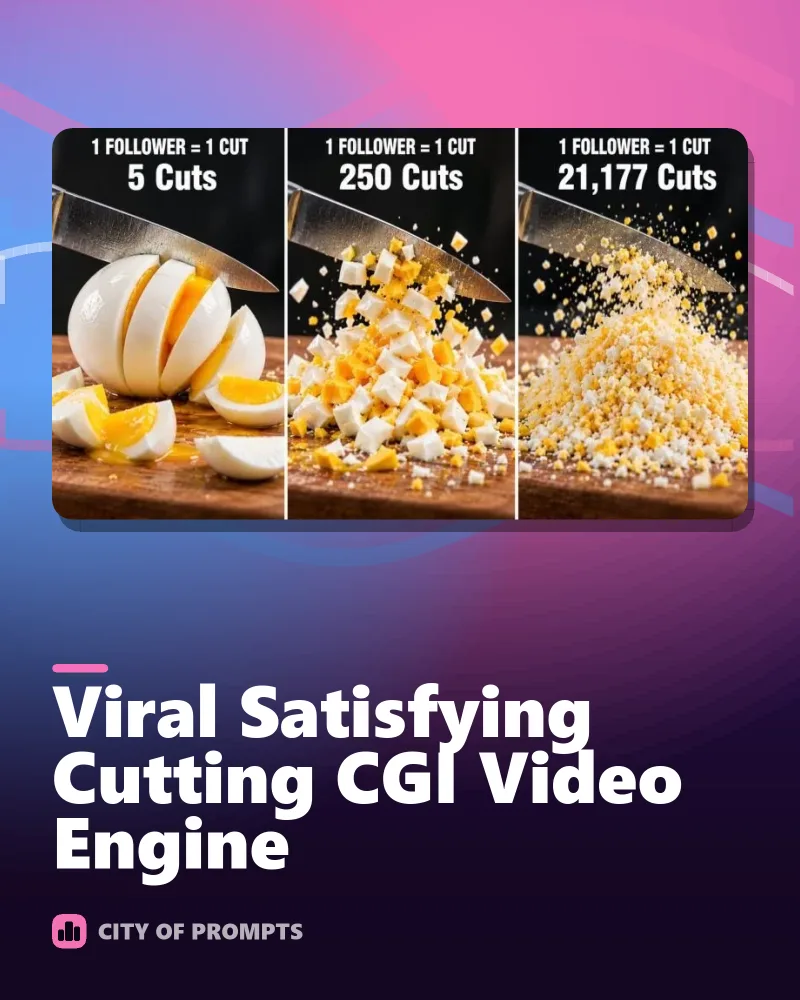 Cover image for Viral Satisfying Cutting CGI Video Engine