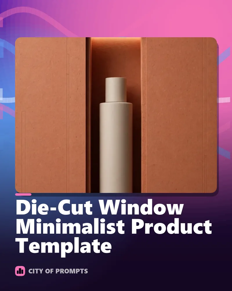 Cover image for Die-Cut Window Minimalist Product Template