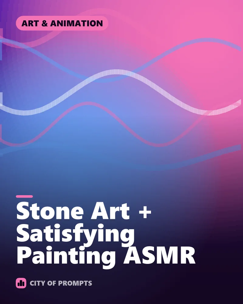 Cover image for Stone Art + Satisfying Painting ASMR