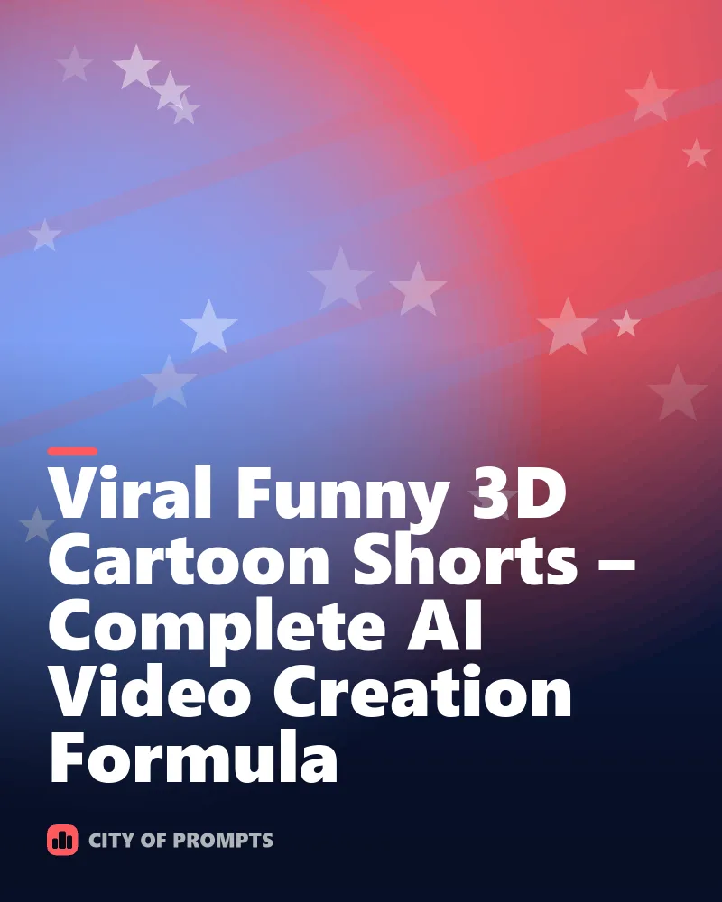 Cover image for Viral Funny 3D Cartoon Shorts – Complete AI Video Creation Formula