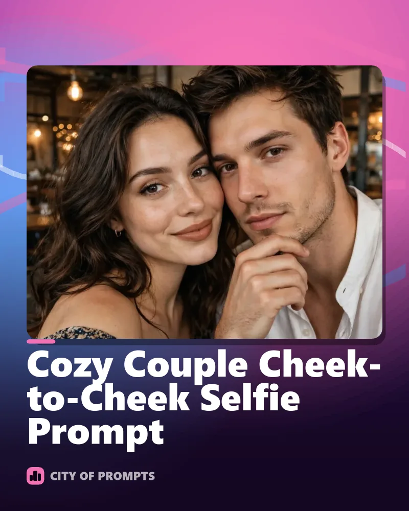 Cover image for Cozy Couple Cheek-to-Cheek Selfie Prompt