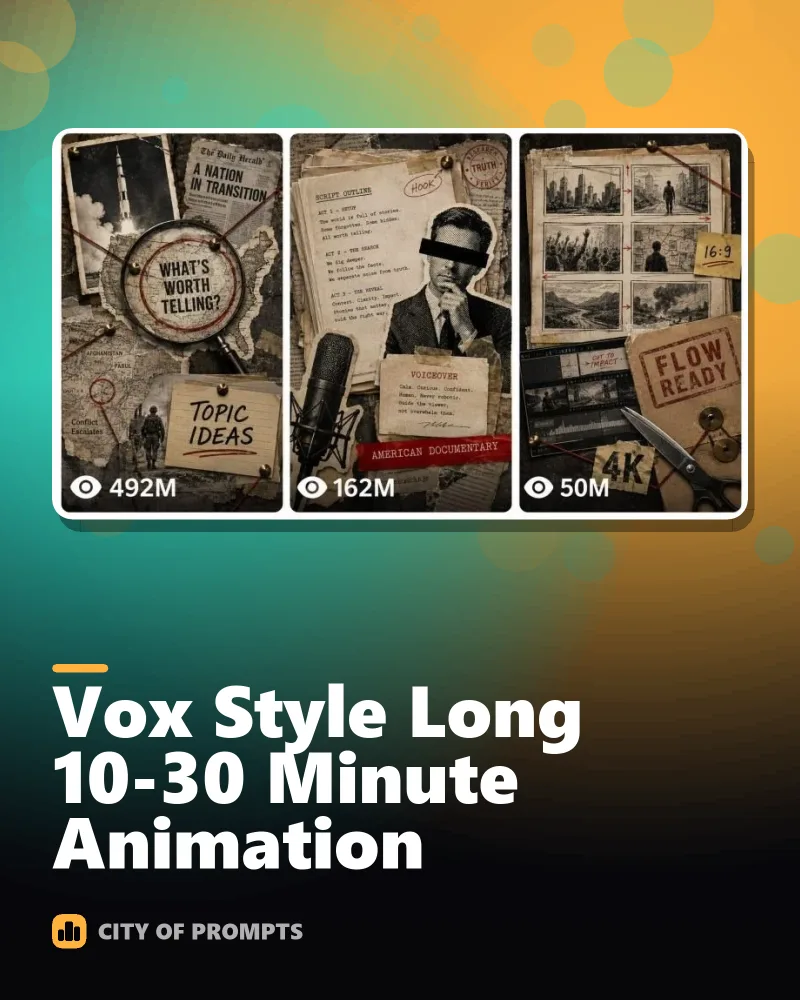 Cover image for Vox Style Long 10-30 Minute Animation