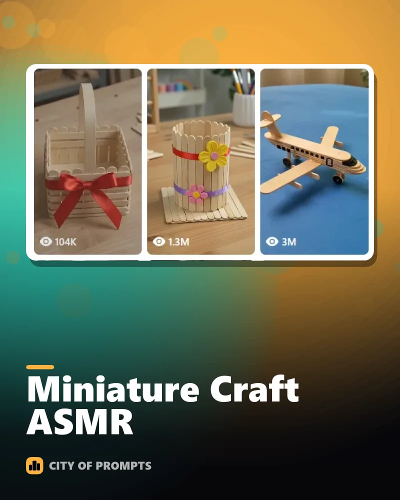 Cover image for Miniature Craft ASMR