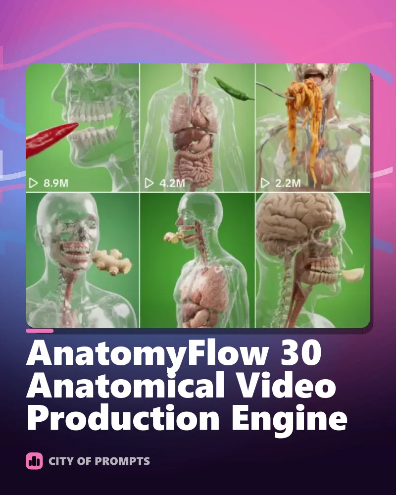 Cover image for AnatomyFlow 30  Anatomical Video Production Engine