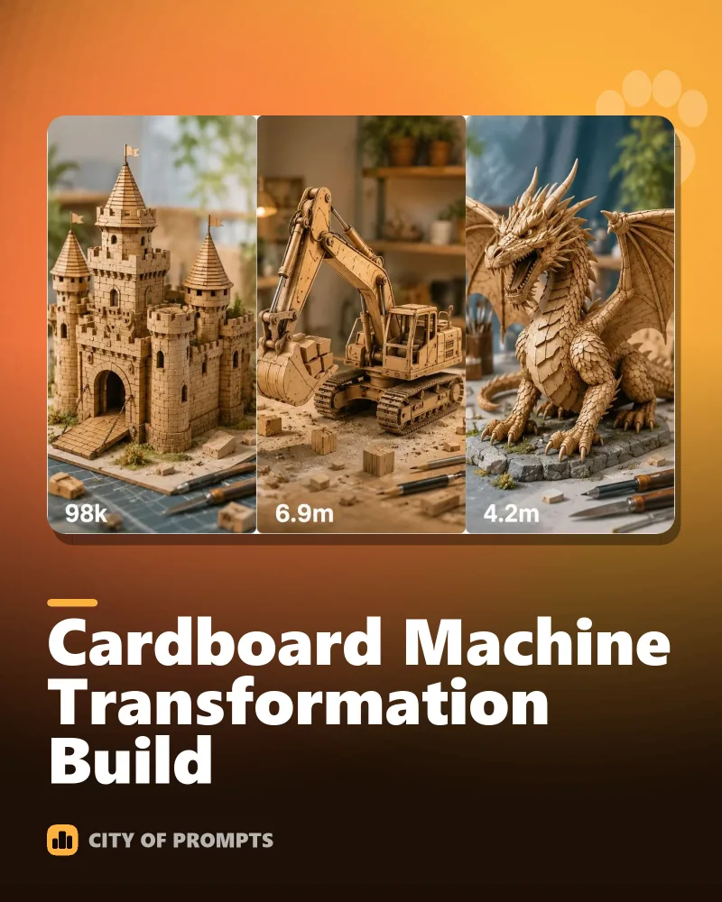Cover image for Cardboard Machine Transformation Build