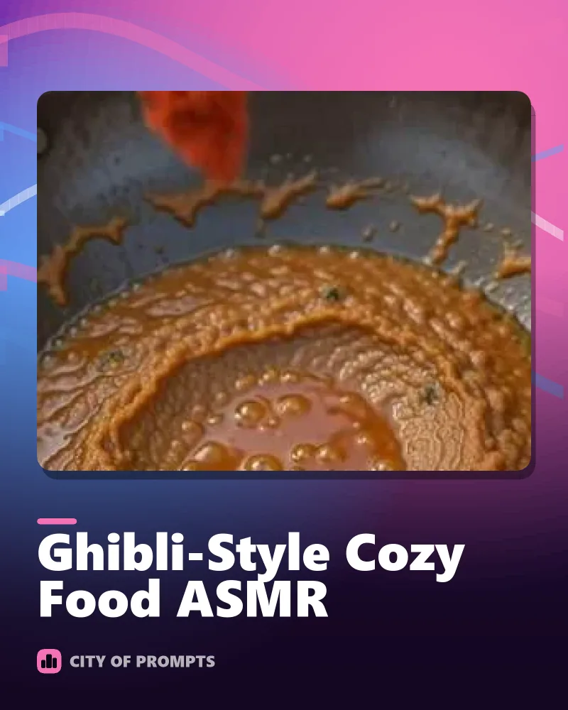 Cover image for Ghibli-Style Cozy Food ASMR