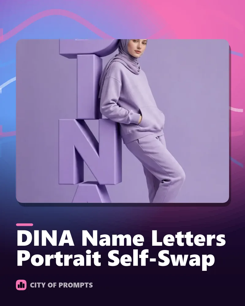 Cover image for DINA Name Letters Portrait Self-Swap