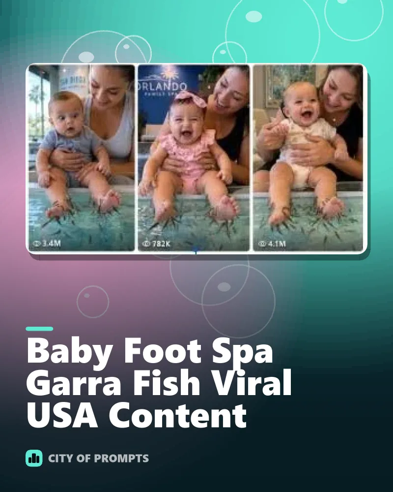 Cover image for Baby Foot Spa Garra Fish Viral USA Content
