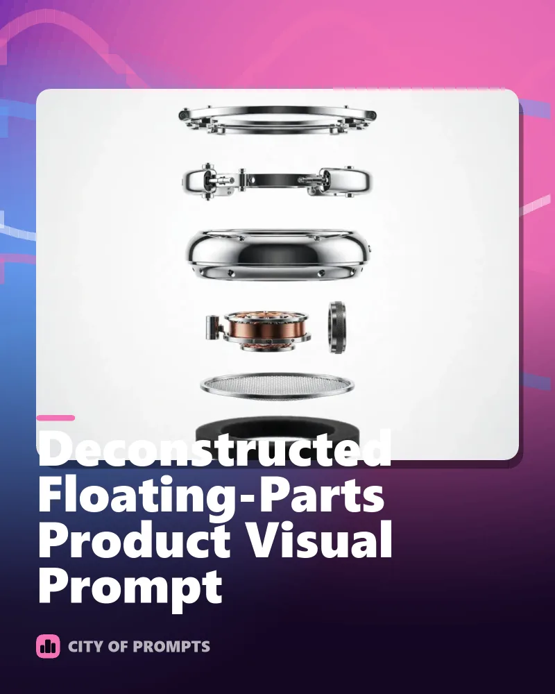 Cover image for Deconstructed Floating-Parts Product Visual Prompt