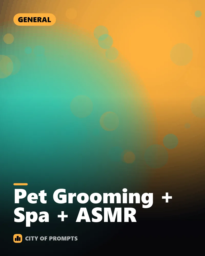Cover image for Pet Grooming + Spa + ASMR