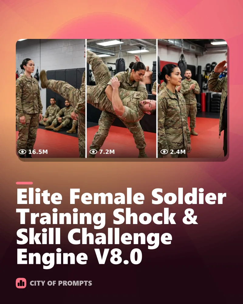 Cover image for Elite Female Soldier Training Shock & Skill Challenge Engine V8.0