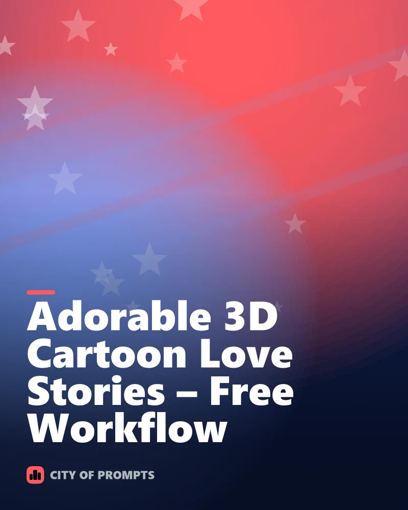 Cover image for Adorable 3D Cartoon Love Stories – Free Workflow