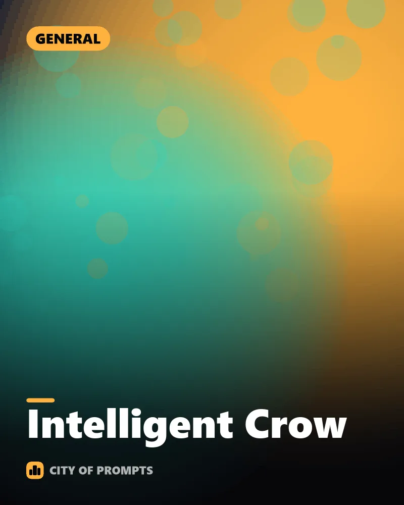 Cover image for Intelligent Crow
